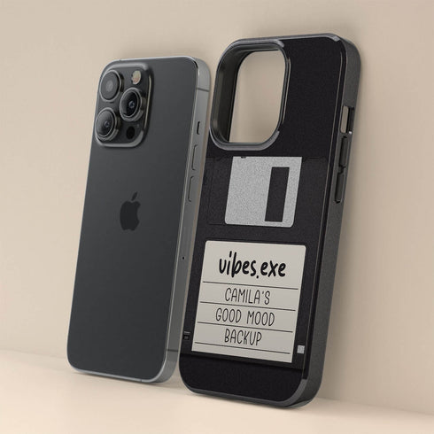 Personalized Emotional Backup Floppy Disk iPhone Case